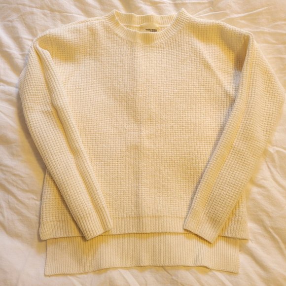 Aritzia Wilfred Free Isabelli Wool Waffle knit Sweater - Picture 2 of 4